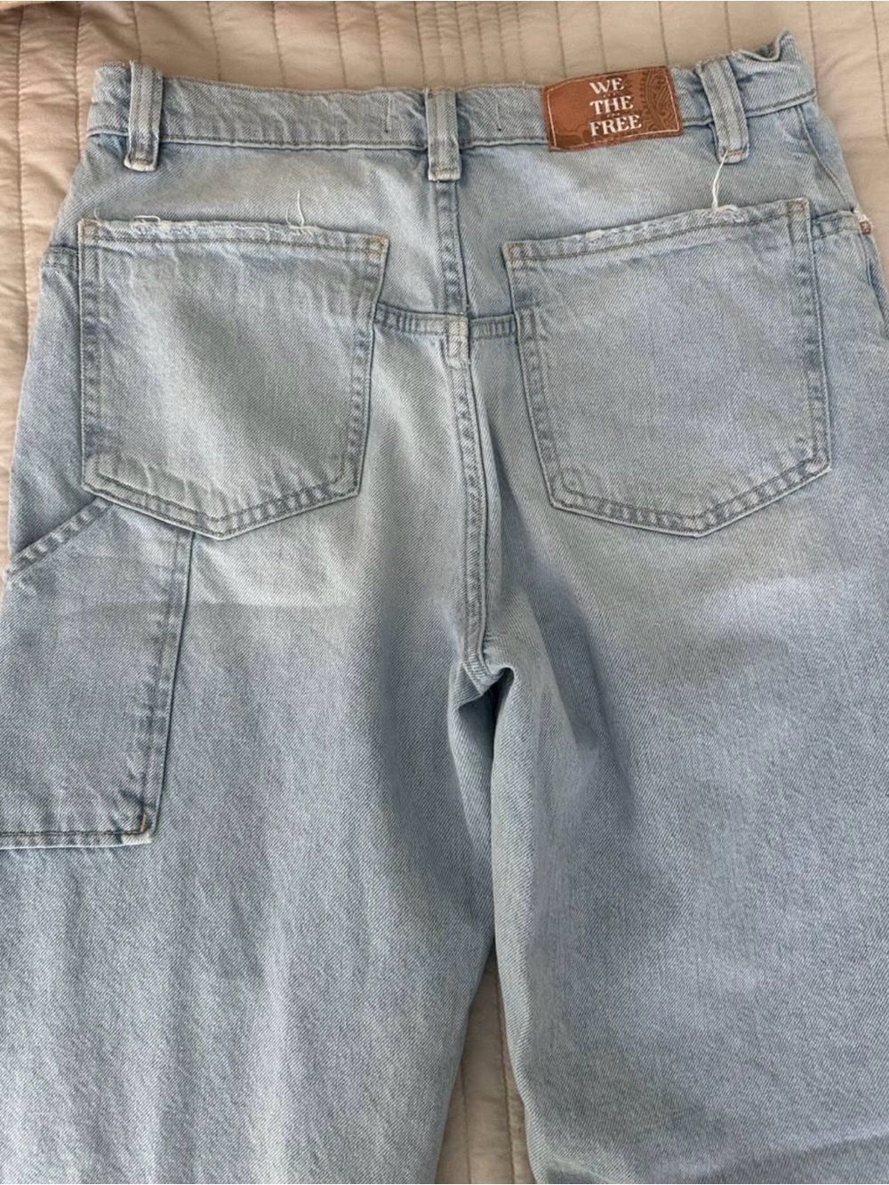 We The Free Light Blue Denim High-Rise Jeans